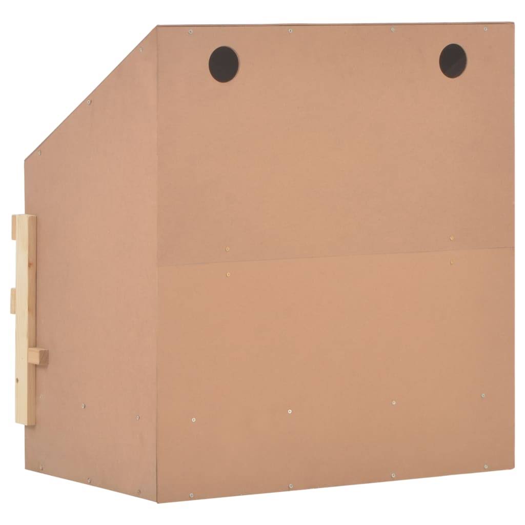 vidaXL Chicken Laying Nest 5 Compartments 117x33x54 cm Solid Pine Wood