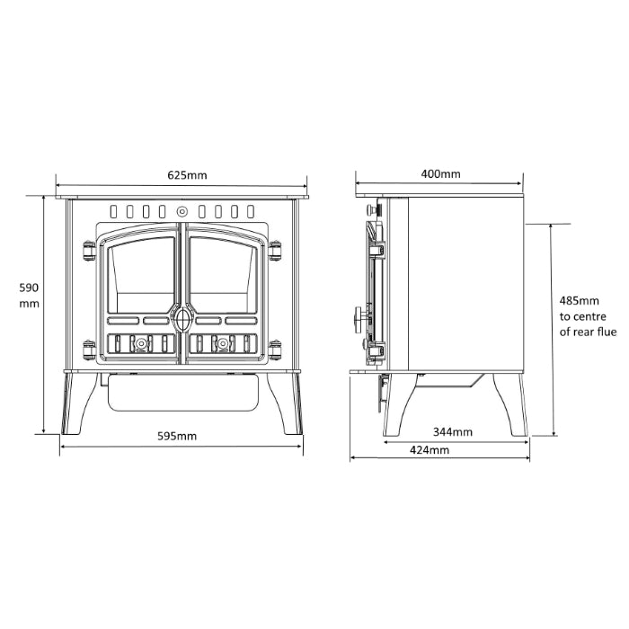 Hunter Herald 6 Gas Stove - Hunter Stoves