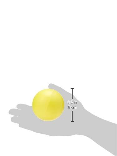 Classic Pet Products Solid Rubber Ball,Large, 70 mm, Yellow
