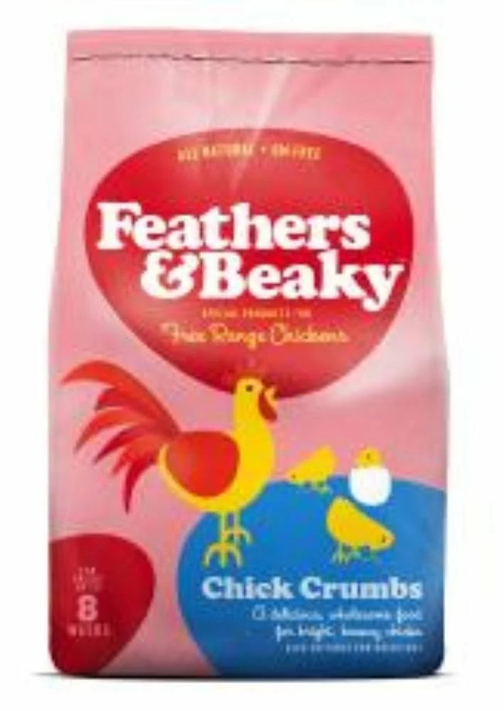 Feathers & Beaky Free Range Chicken Food Chick Crumbs 4kg 4000G