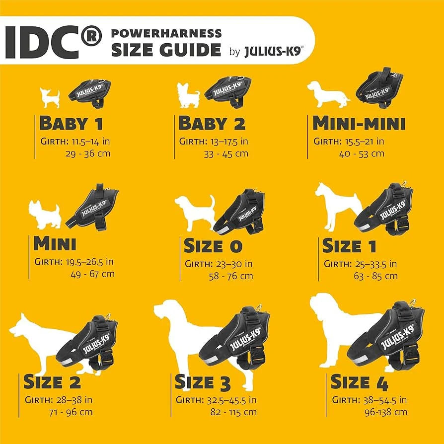 Julius-K9 IDC Flag Harness - France - Baby 1