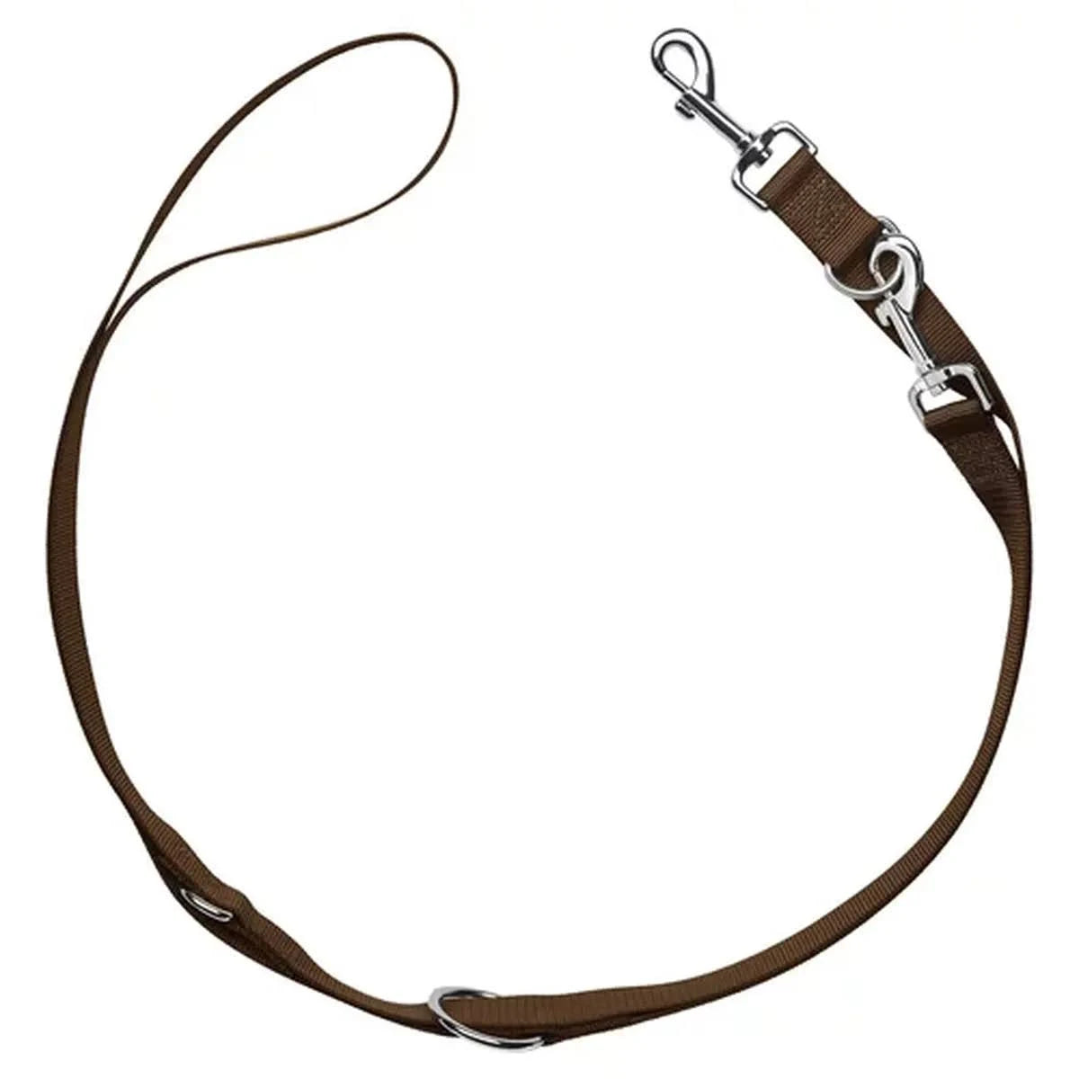 Hunter V-Leash Dog Leash (Länge Max. 200 cm - Breite 2,5 cm, Brown)