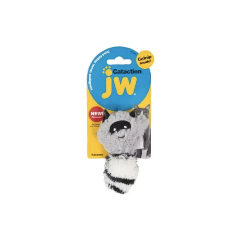 JW Cataction Catnip Squirrel Toy, Multicolor