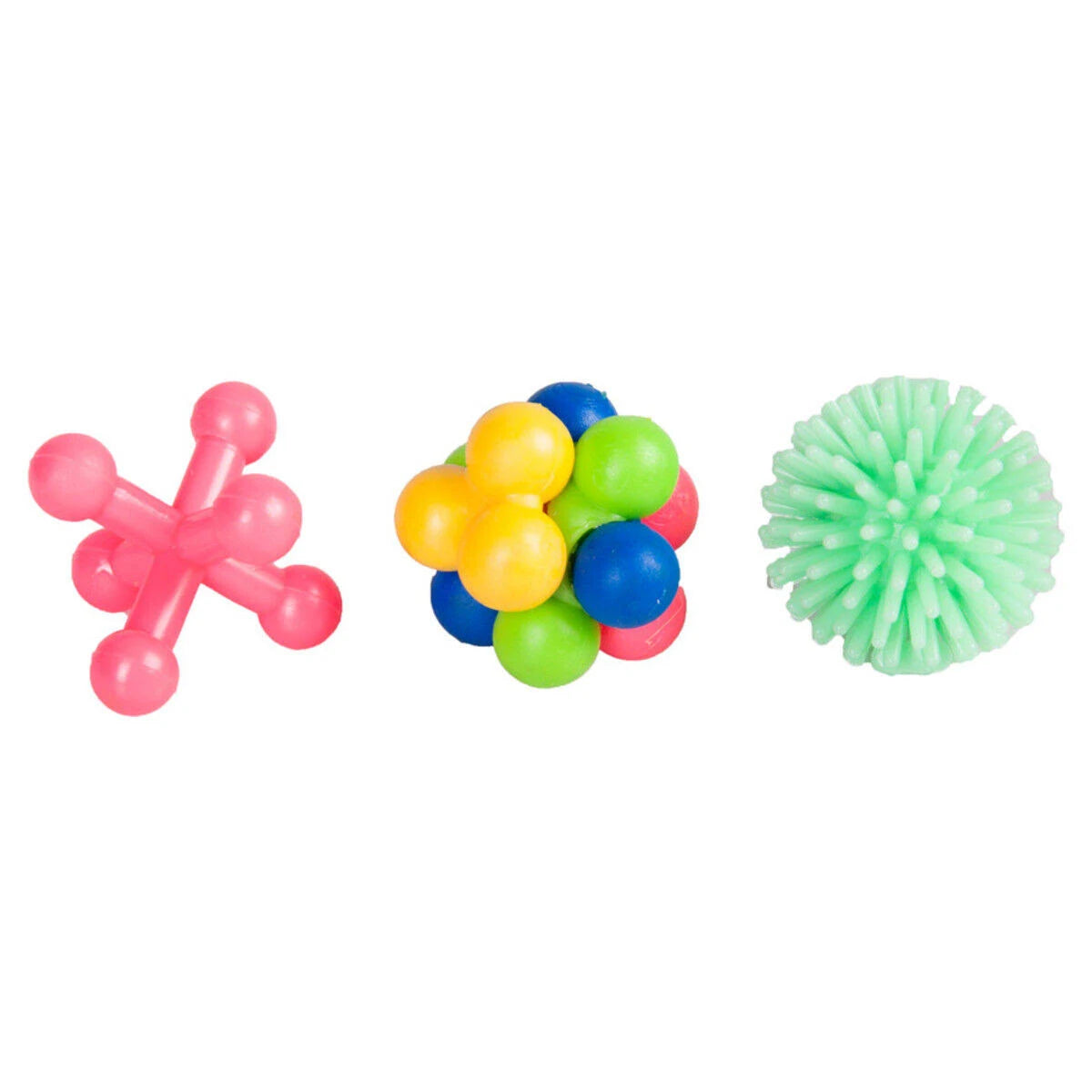 Karlie Flamingo Cat Toy Rubber Cat Toy 3 Piece Set, Rrp 3.99 Eur,