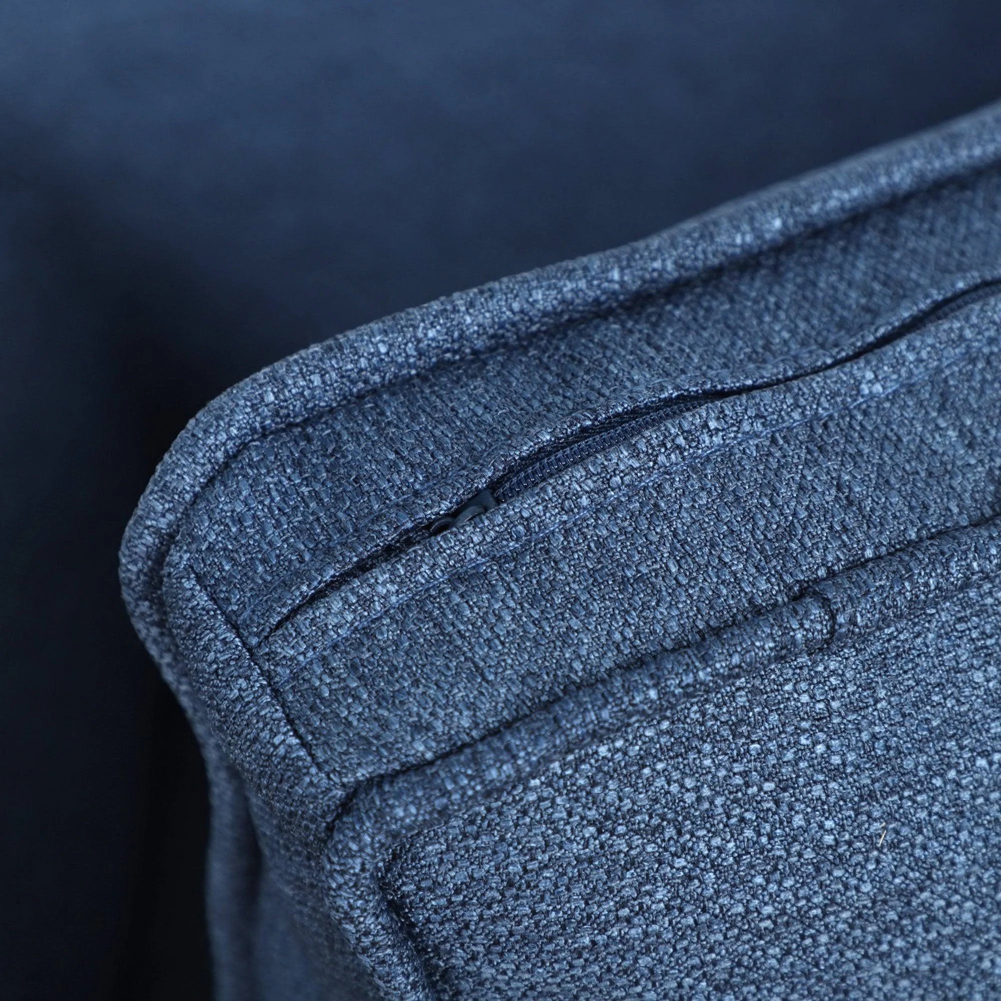 PawHut Stylish Linen Pet Sofa W/ Wood Frame & Metal Studding Legs Dog - Blue