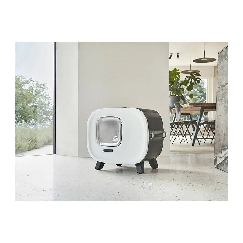 Savic Cat Litter Tray Mira - Anthracite / White