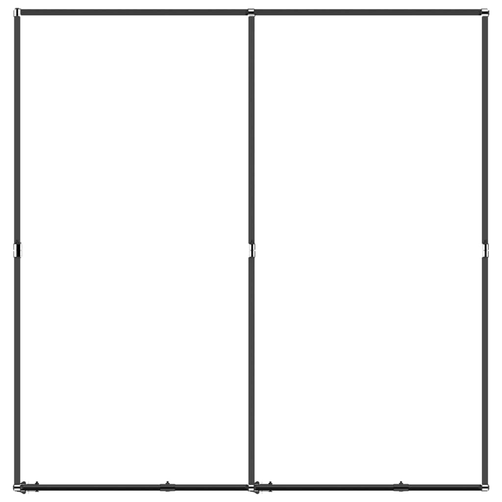 vidaXL Outdoor Dog Kennel Steel 3.69 m²