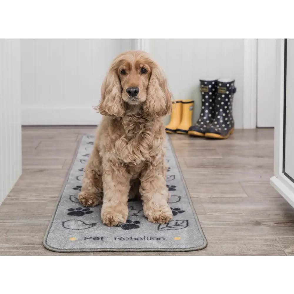 Pet Rebellion Country Walk Dog Grey Runner 45x150cm