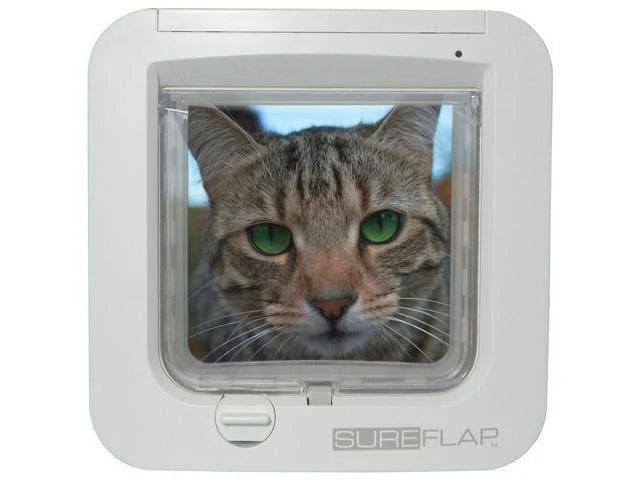 SureFlap Microchip Flap For Small/Medium Sized Cats White