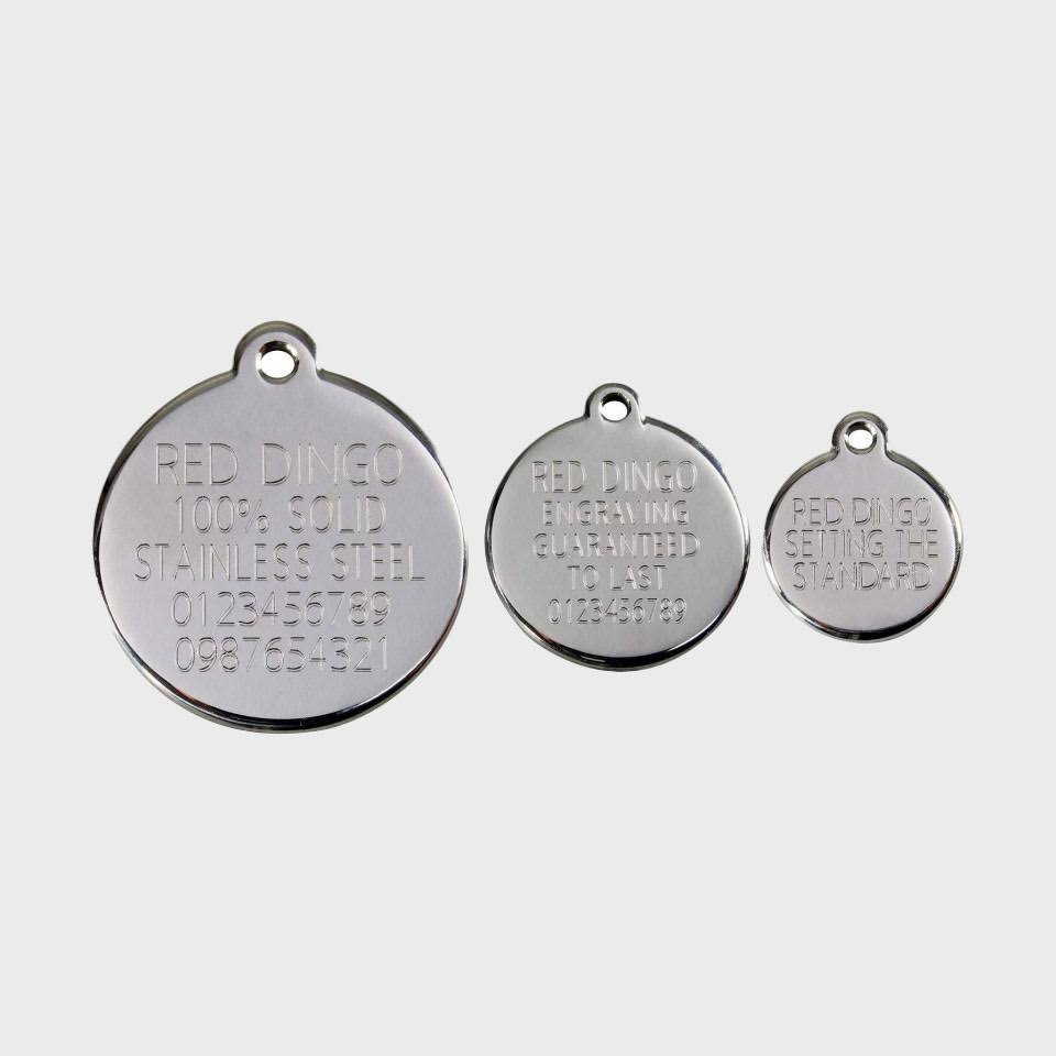 Red Dingo Australian Flag Enamel ID Tag