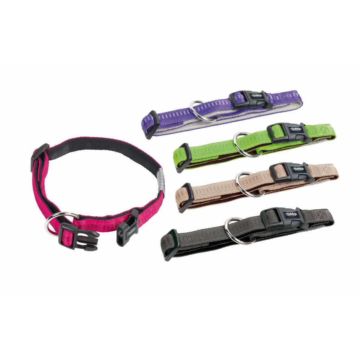 Nobby Soft Grip Dog Collar, 20-30 cm/10 mm, Beige/Chocolate