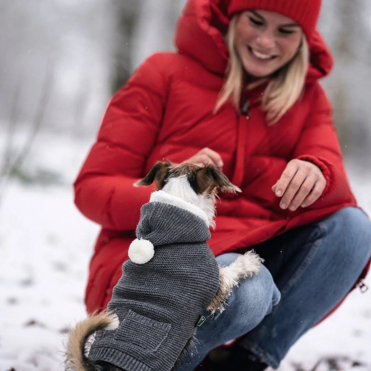 Hunter Dog Pullover Rögla, 25 cm Grey