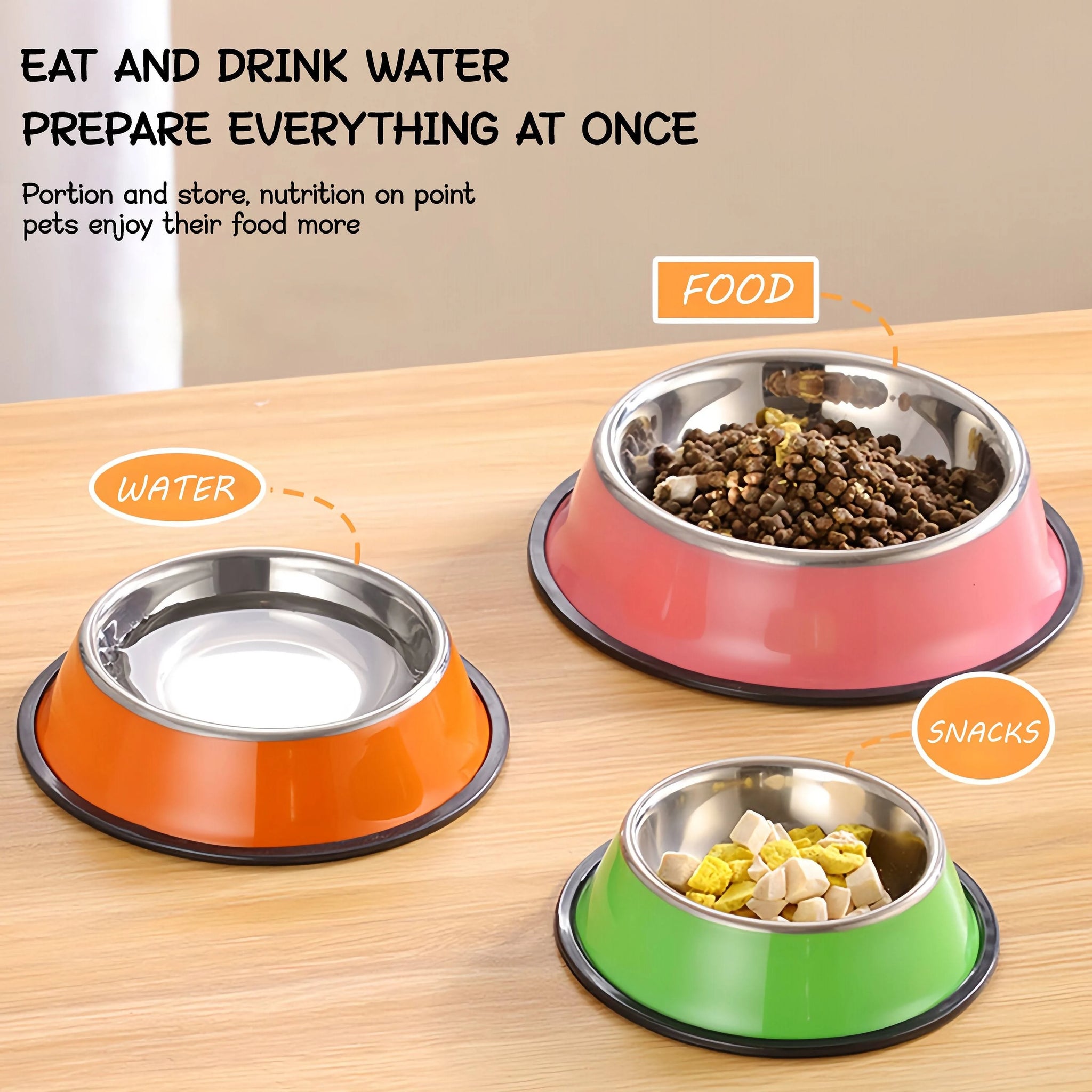 Personalised Pet Bowl, Stainless Steel Dog Bowl, Custom Pet Bowl, Gift for Pets ...