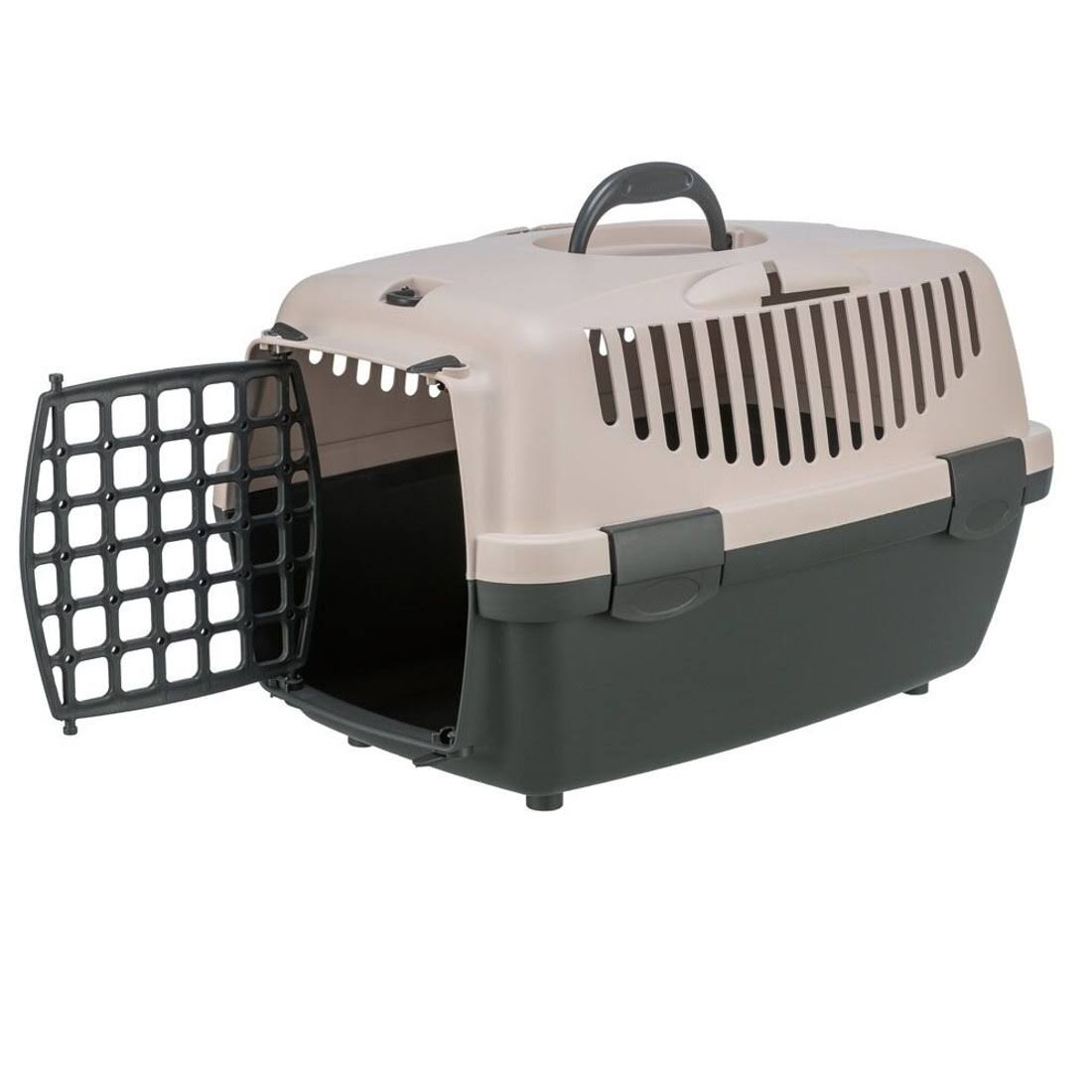 Trixie Capri Transport Box For Cats Dark Grey/Pastel Blue - 37X34X55cm