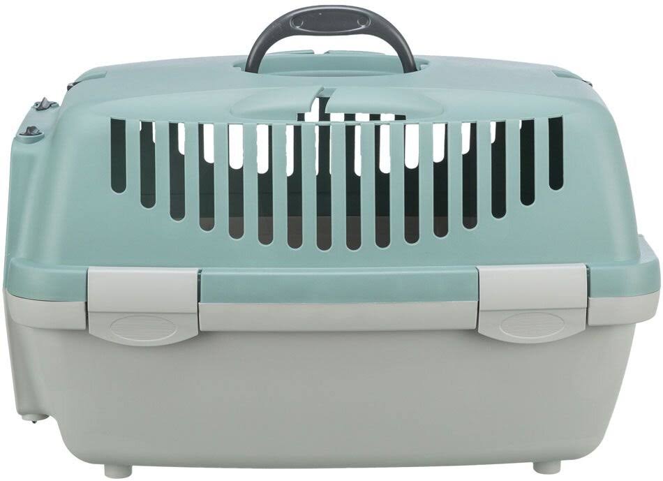 Trixie Capri Transport Box For Cats Dark Grey/Pastel Blue - 37X34X55cm