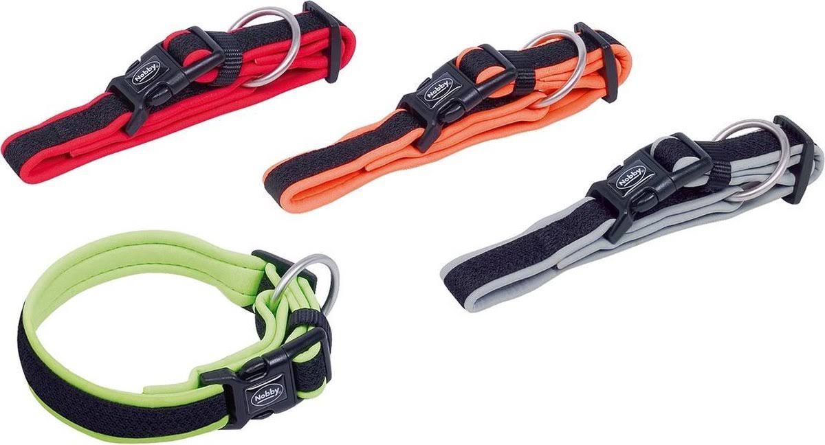 Nobby Neoprene Mesh Preno Collar - Neon Orange - XS-S