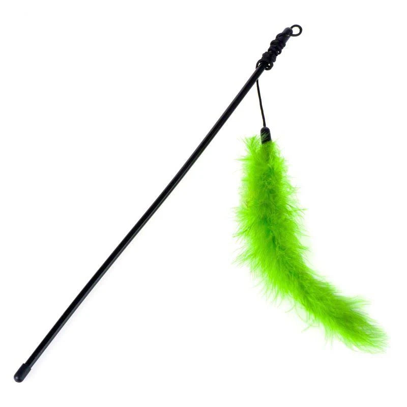 Feather Boa Cat Dangler Pole