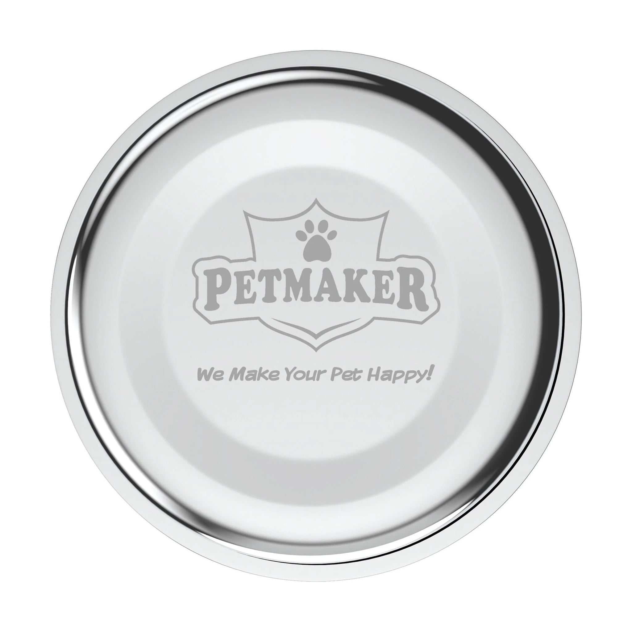 Petmaker Stainless Steel Raised Food and Water Bowls with Decorative 6.5?