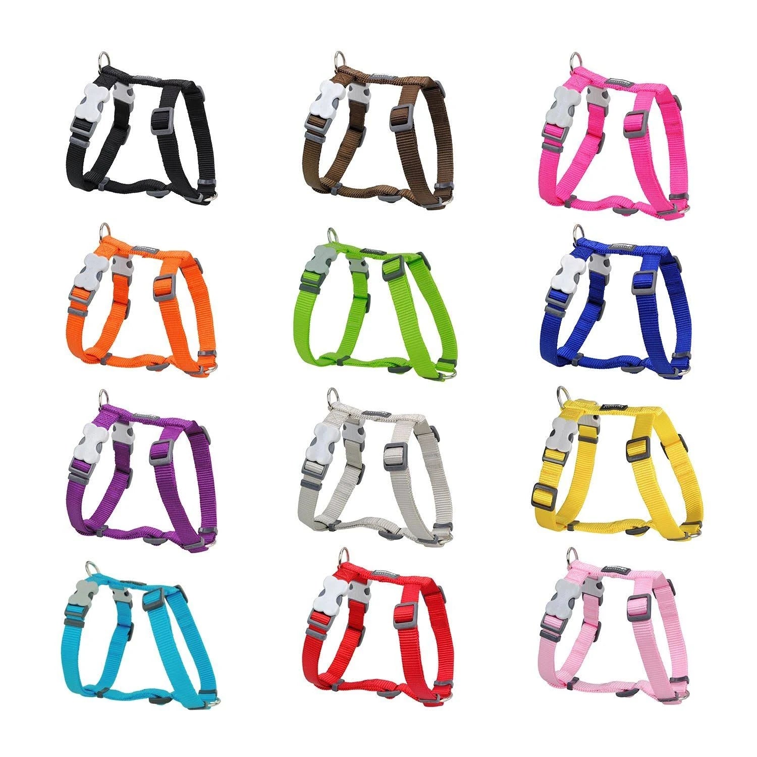 Red Dingo Smooth Dog Harness Purple 60-109 cm