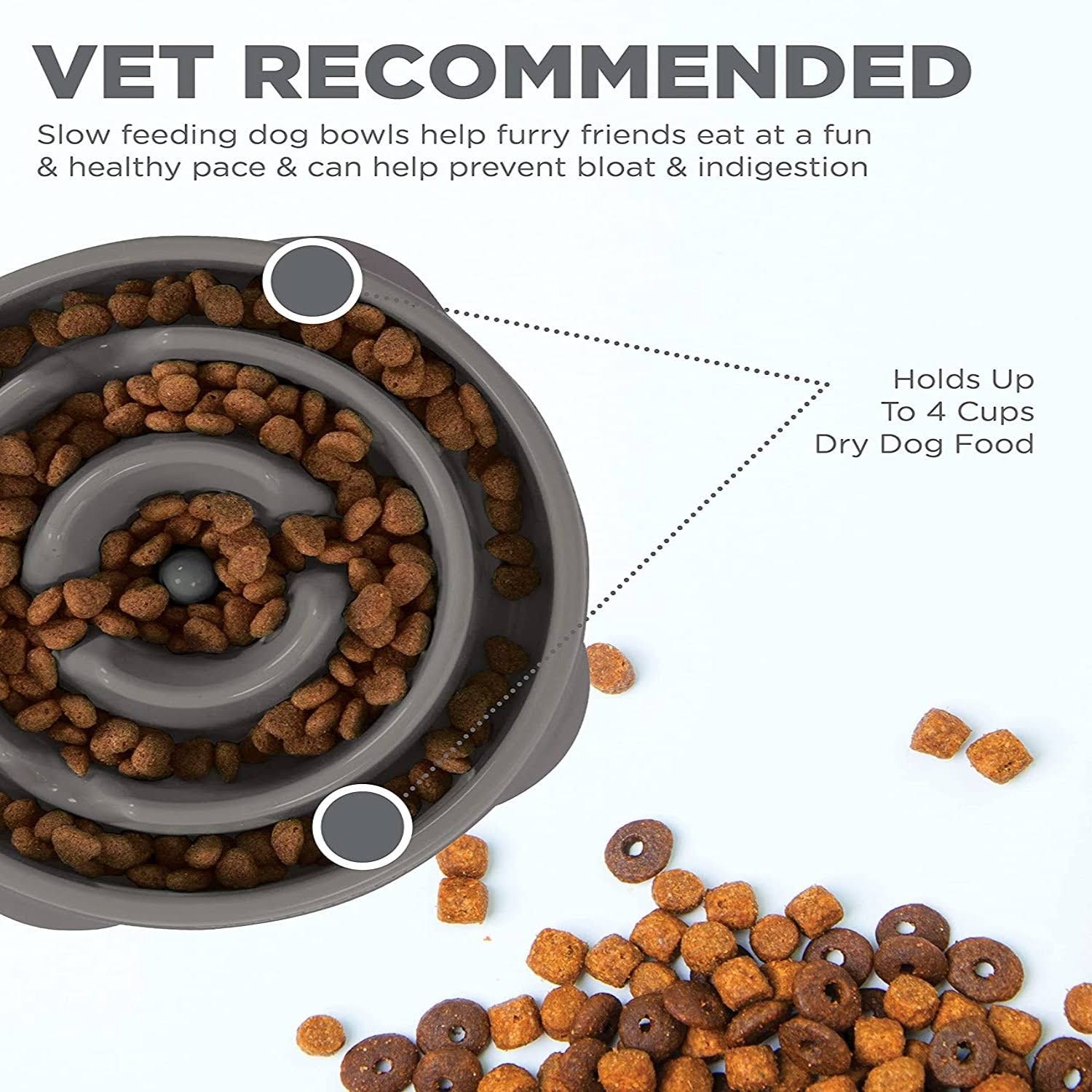 Outward Hound Mini Fun Feeder - Pink