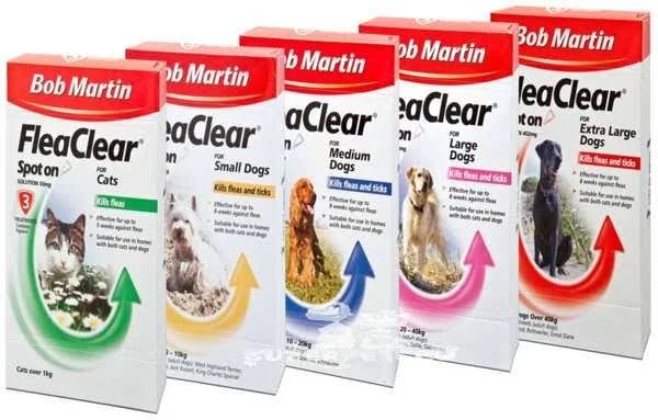 Bob Martin Clear Flea & Tick Spot On For Dogs
