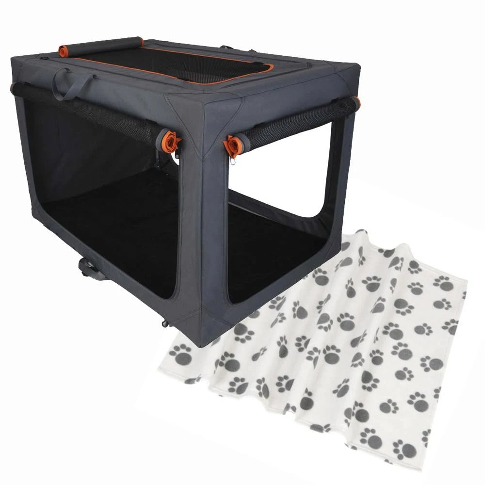 bitiba Deluxe Aluminium Folding Nylon Crate - Xl: 106 x 71 x 68.5 cm