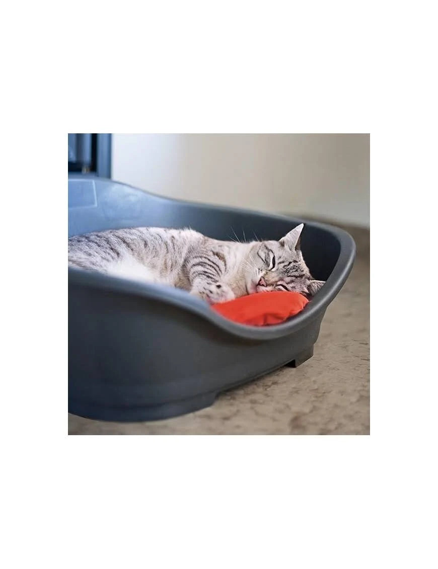 Stefanplast Sleeper Bed 2 - Steel Blue - 55X 37X 26Cm