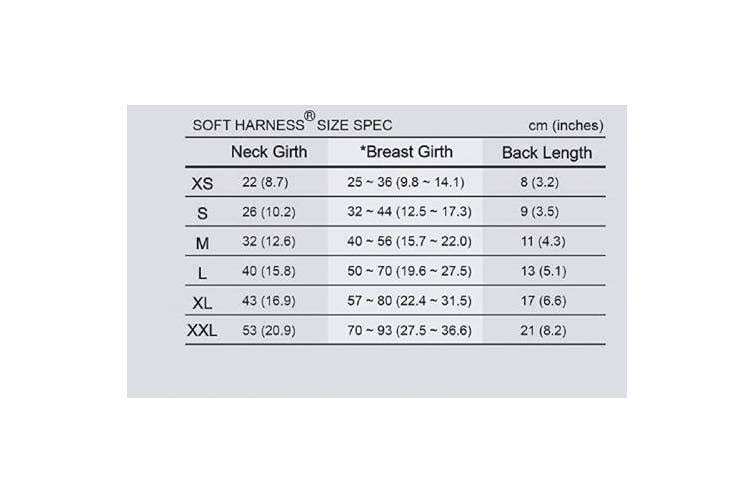 Puppia Soft Harness - XL - Black