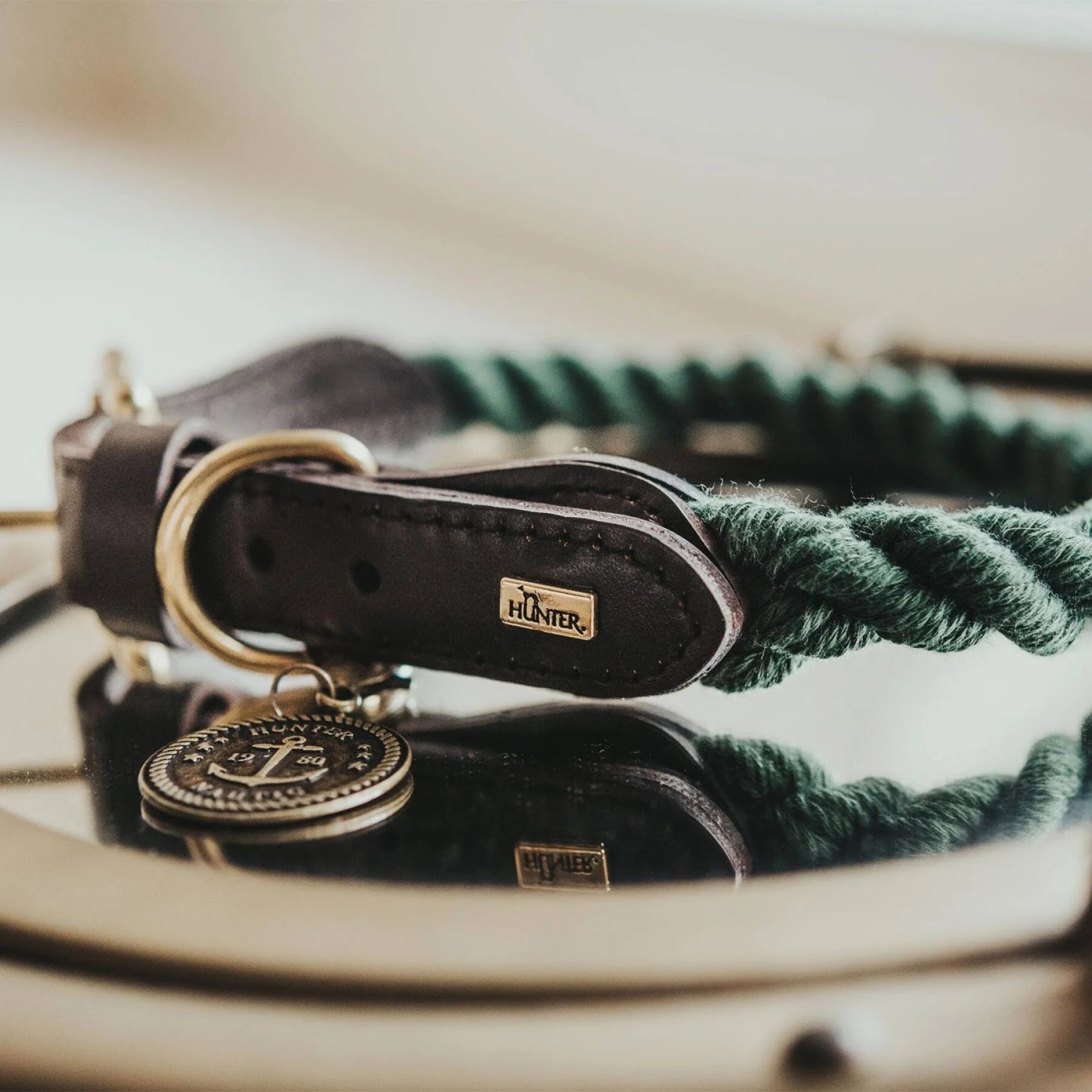 Hunter - List Rope Collar – Olive