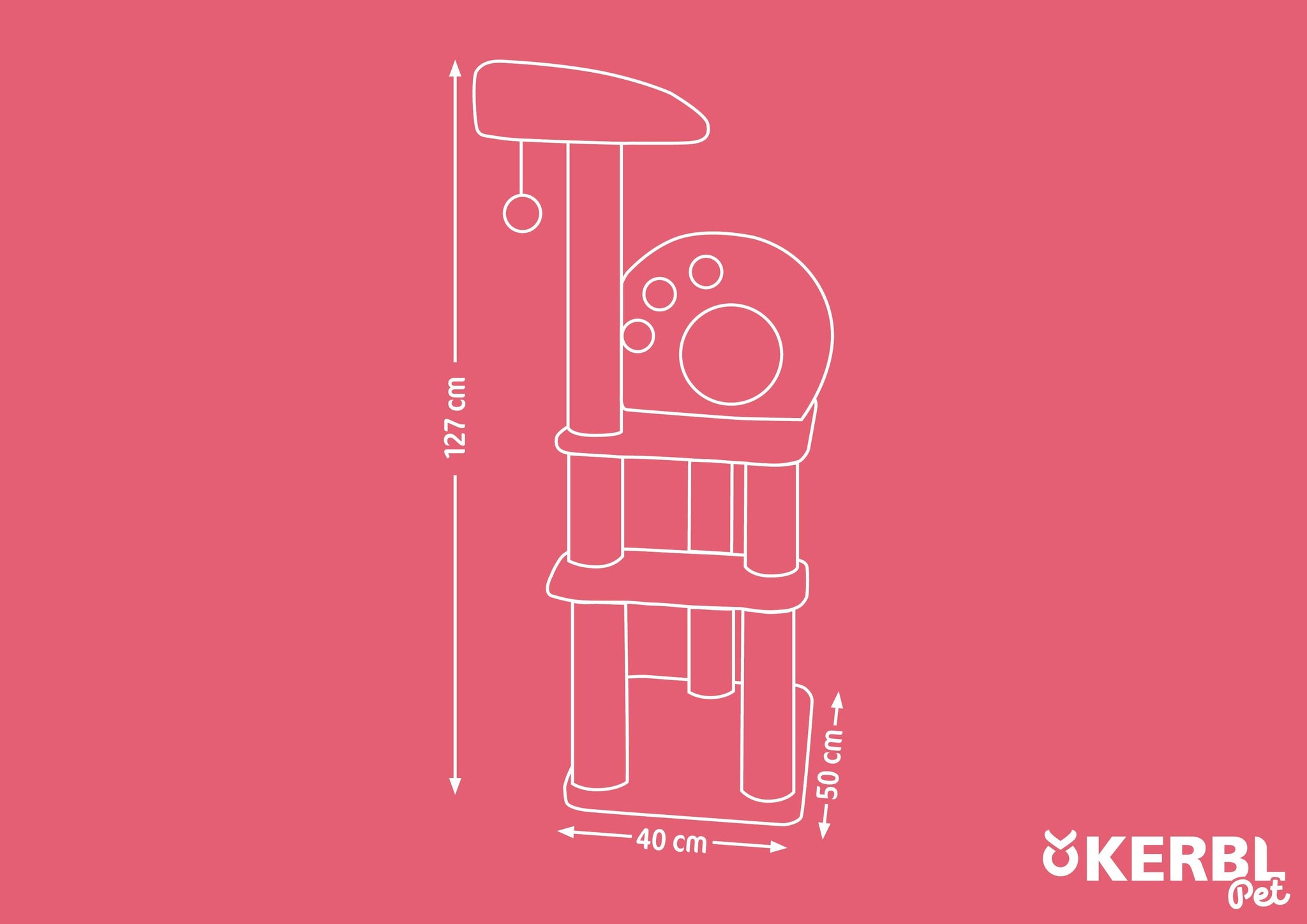 Cat Tree Kerbl Planet x