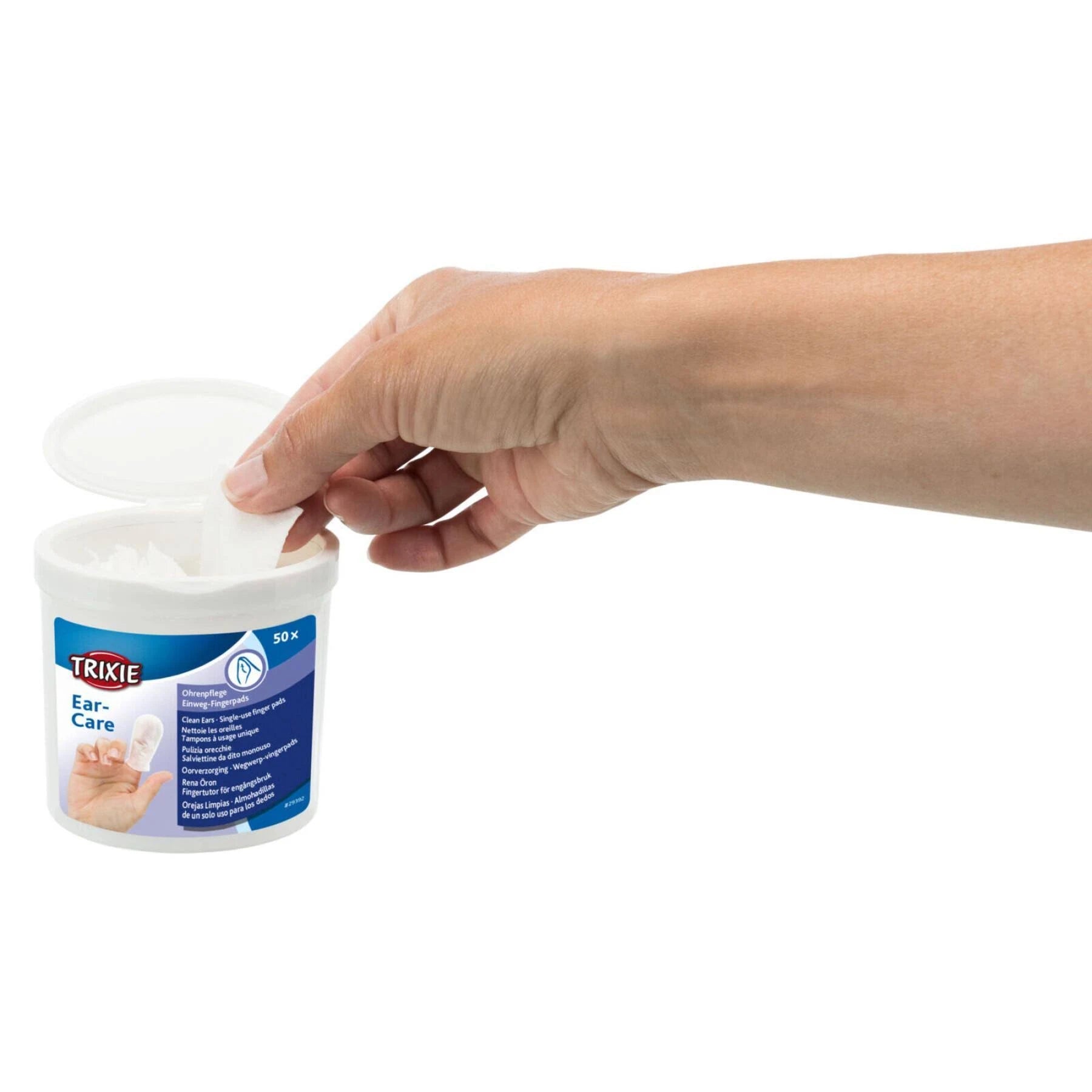 Trixie Ear-care Single-use Finger Pads - 50 Pieces