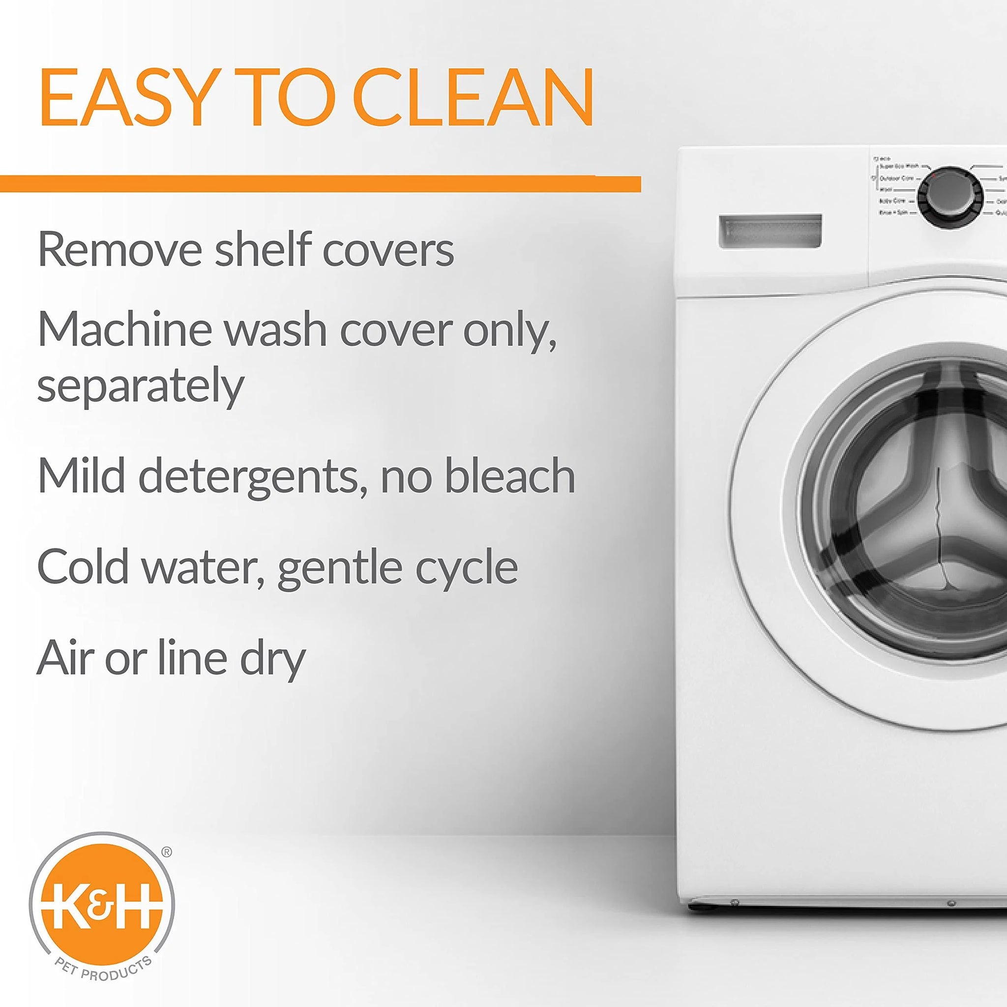 K H Pet Products EZ Mount Window Kitty Sill Quad Stack Gray 12 x 23 Inches