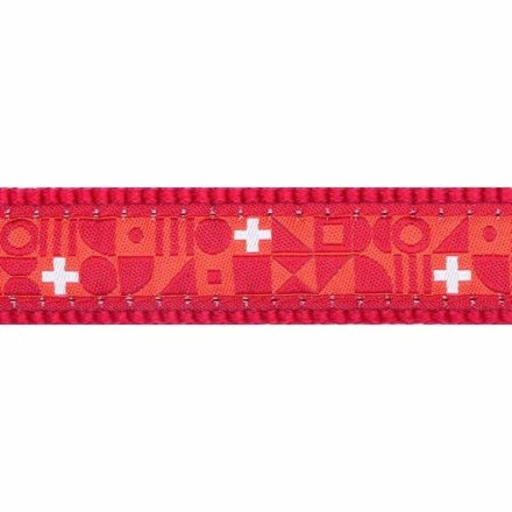 Red Dingo Multi-Purpose Dog Lead Swiss Cross Red 200 cm Medium