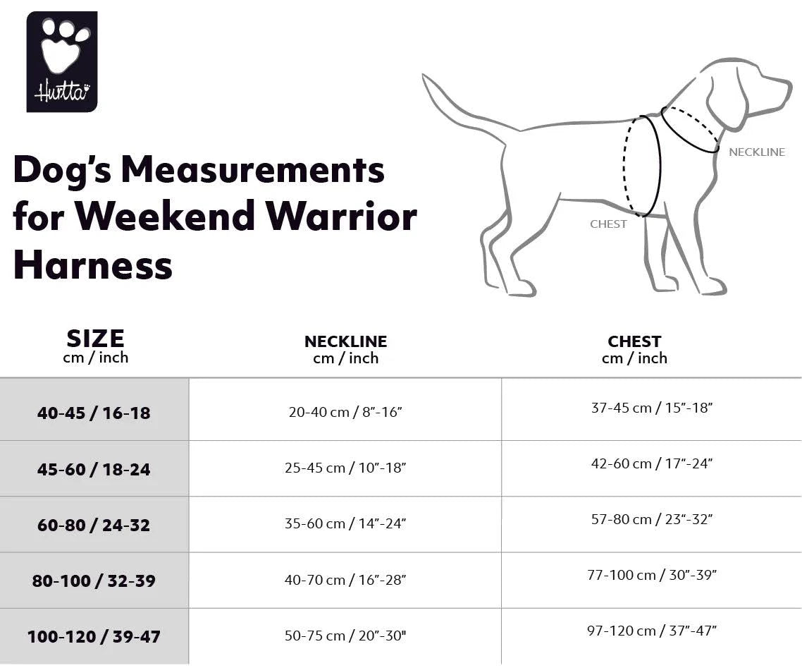 Hurtta Weekend Warrior Desert Dog Harness - 45-60cm