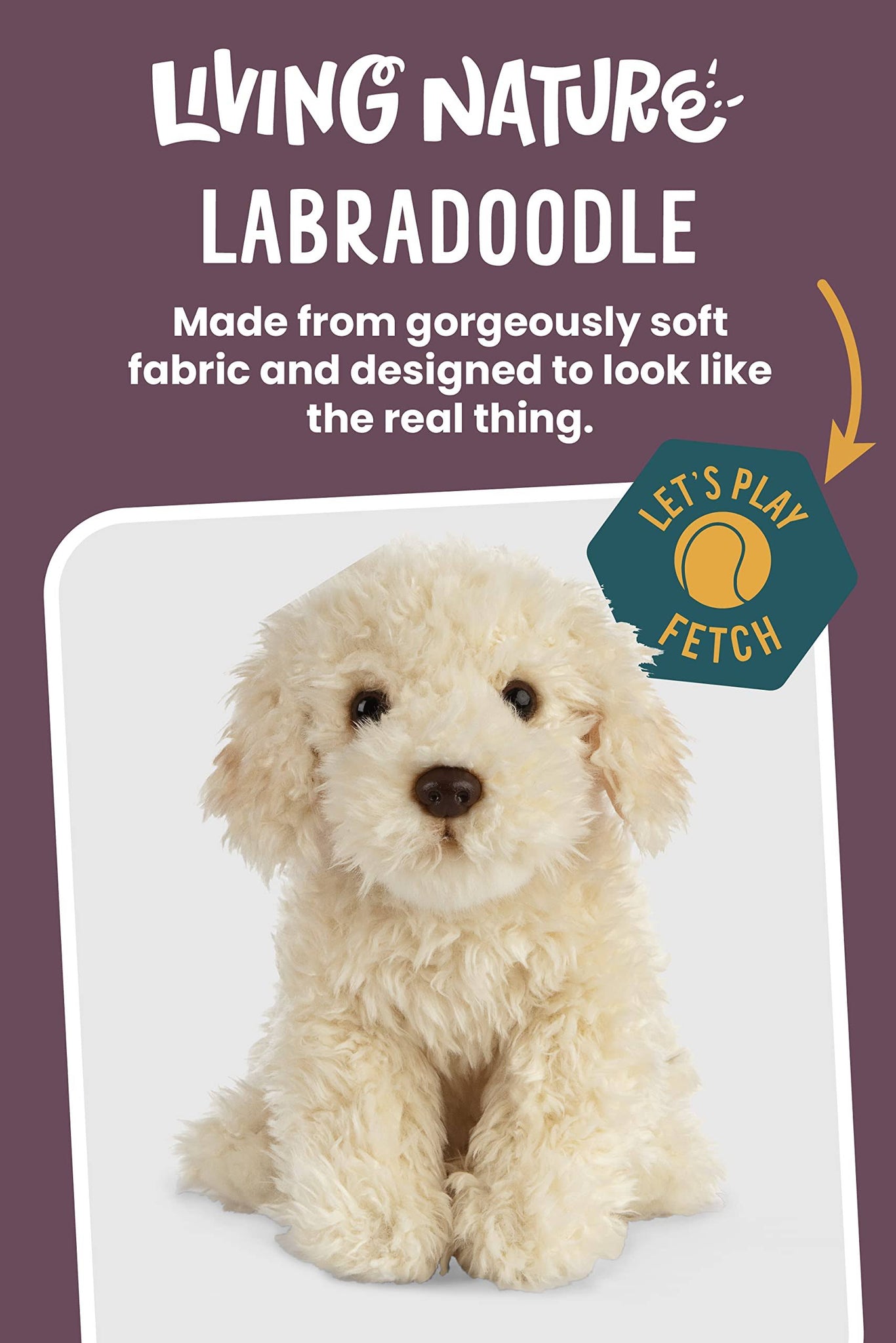Living Nature Labradoodle Soft Toy