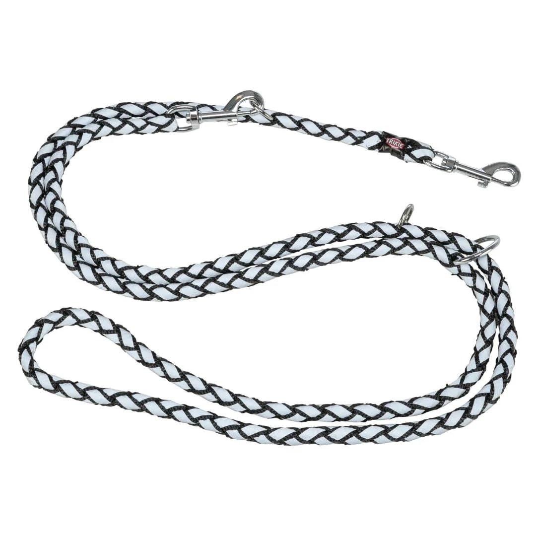 Trixie Cavo Reflect Adjustable Leash Black - 2.00 M/12 mm