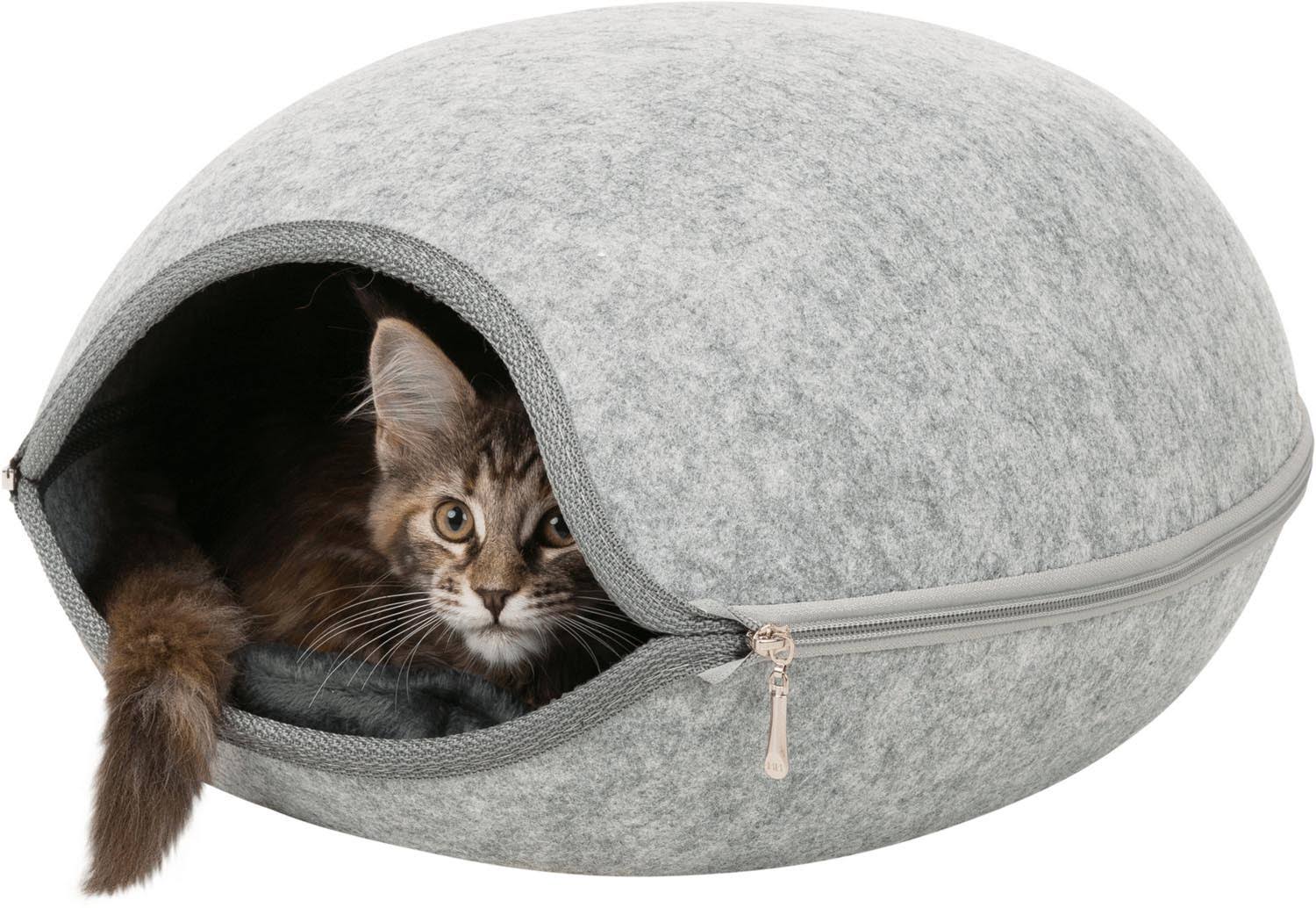 Trixie Luna Light Grey Cave For Dogs - 54cm