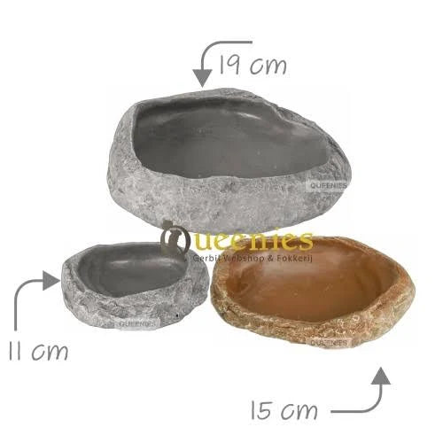 Trixie Water and Food Bowl - 15 x 3.5 x 12cm