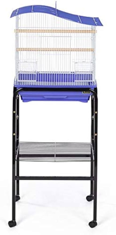 Prevue Pet Products Bird Cage Stand with Shelf, Black