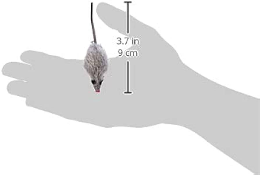 Long-Haired Mouse with Sound Effects Kerbl