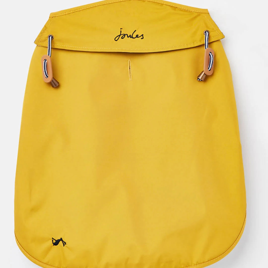 Joules Olive Bee Dog Raincoat, Large