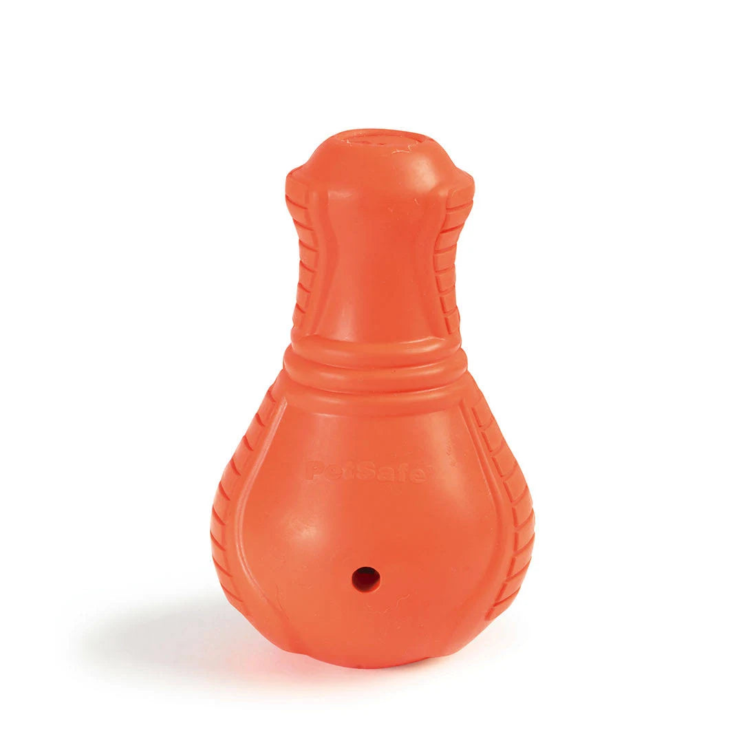 PetSafe Sportsmen Squeak N Treat Troog Refillable Dog Dispensing Toy, Medium