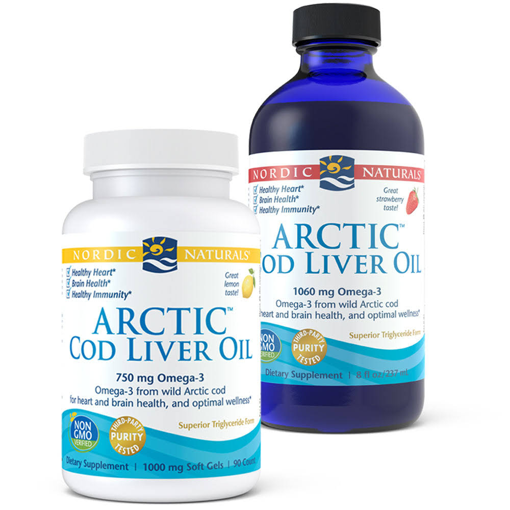 Nordic Naturals Arctic Cod Liver Oil (473 ml) Orange