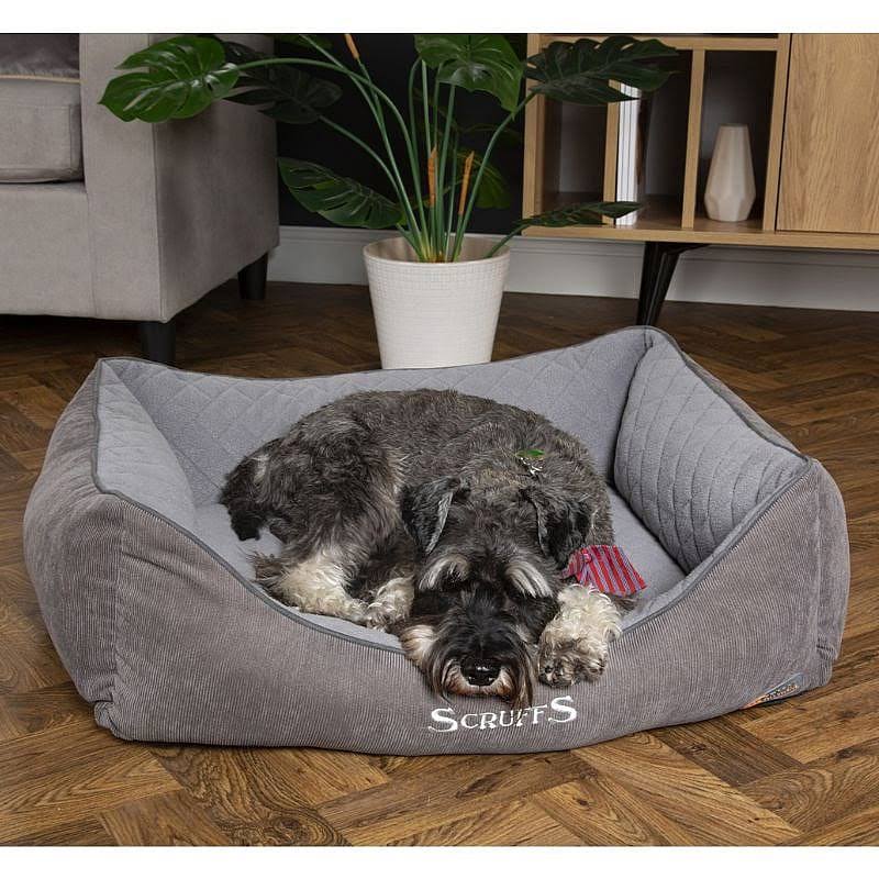 Scruffs Thermal Dog Box Bed - Grey Small