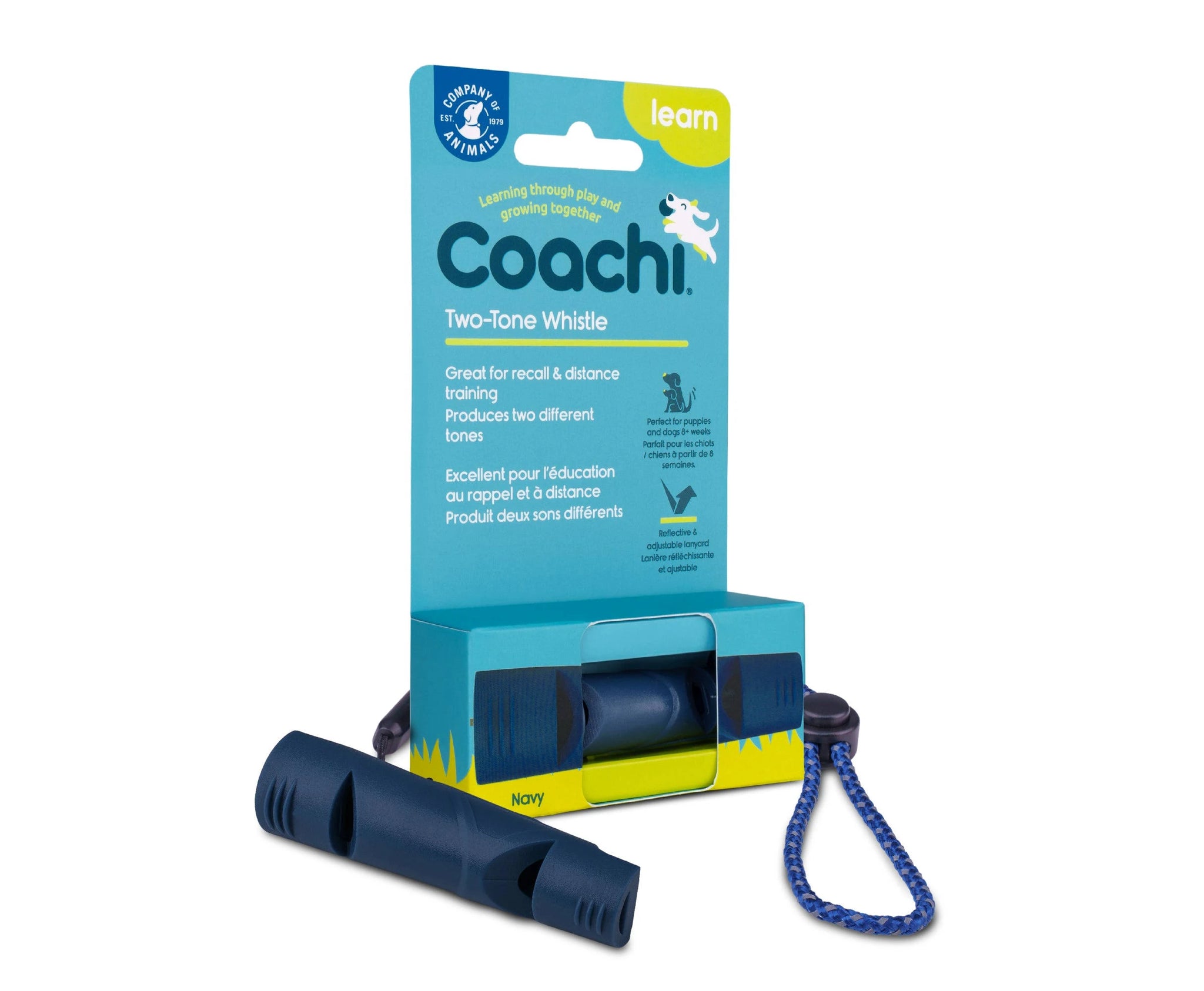 Coachi Two - Tone Whistle - Navy