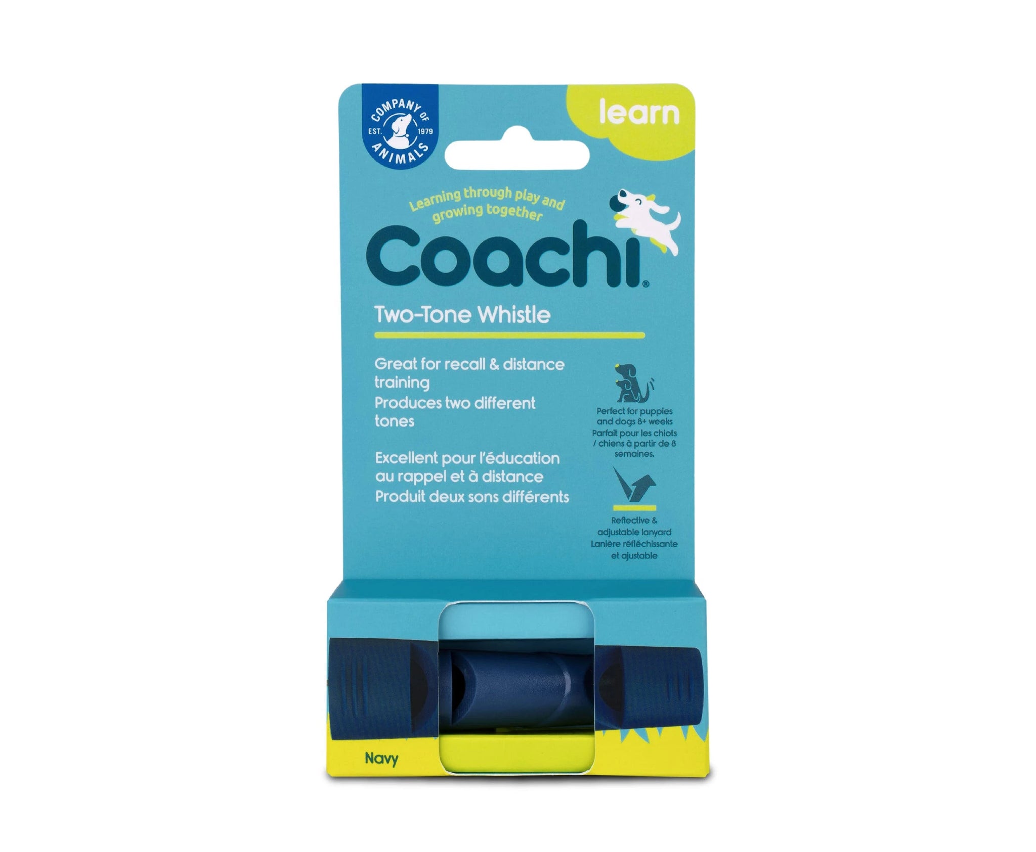 Coachi Two - Tone Whistle - Navy