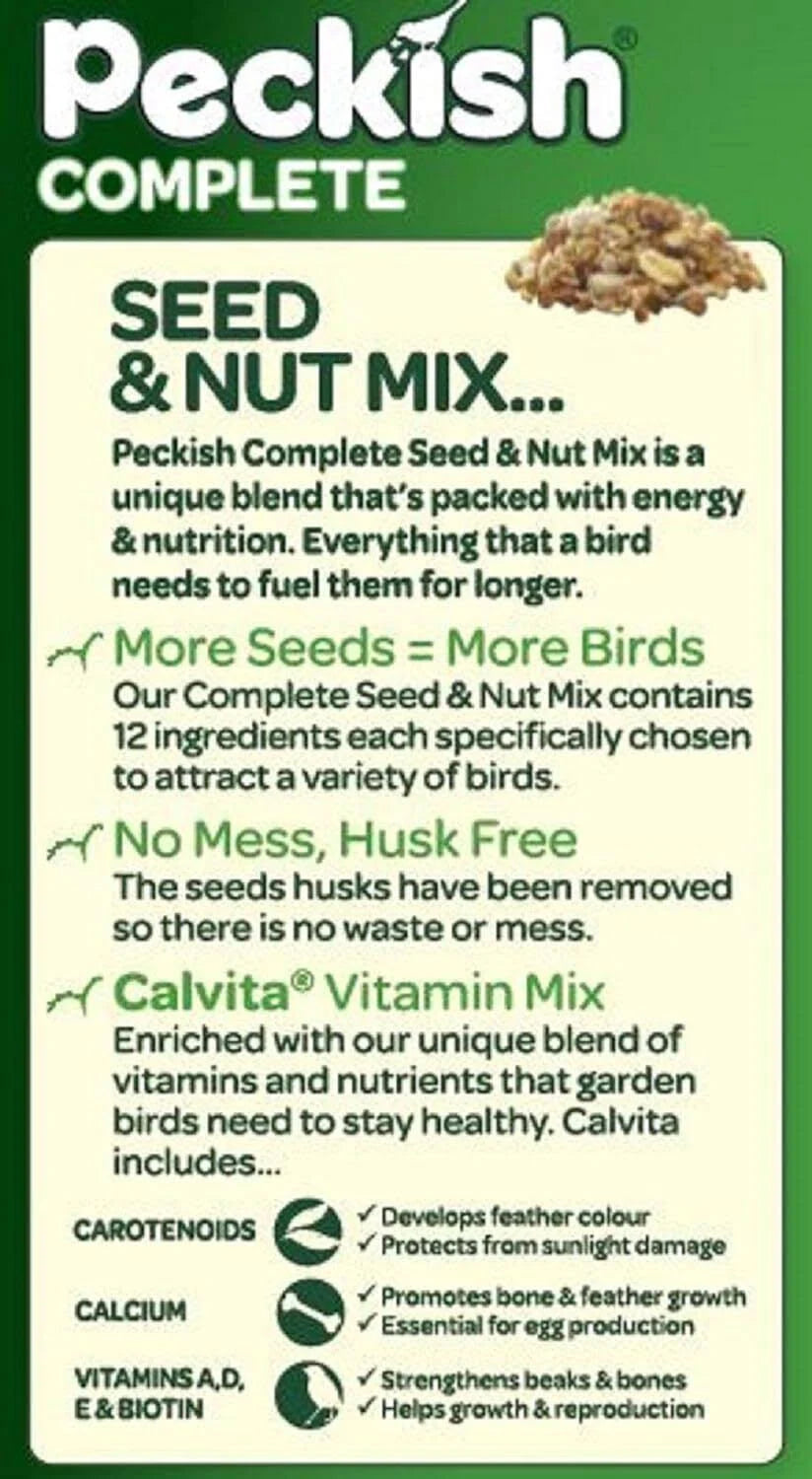 Peckish Complete Bulk Smaller Sizes - All Season Seed & Nut Wild Bird