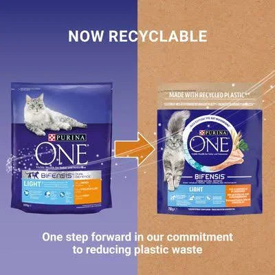 Purina One Adult Light Chicken & Wheat Dry Cat Food 2.8kg