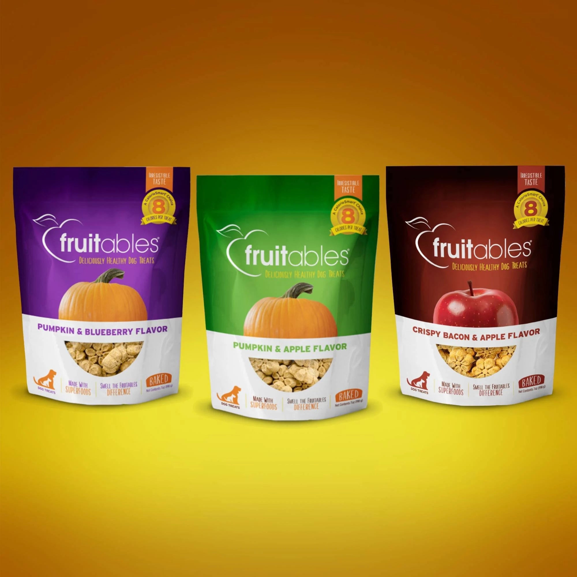 Fruitables Dog Treats - Pumpkin & Banana - 198g