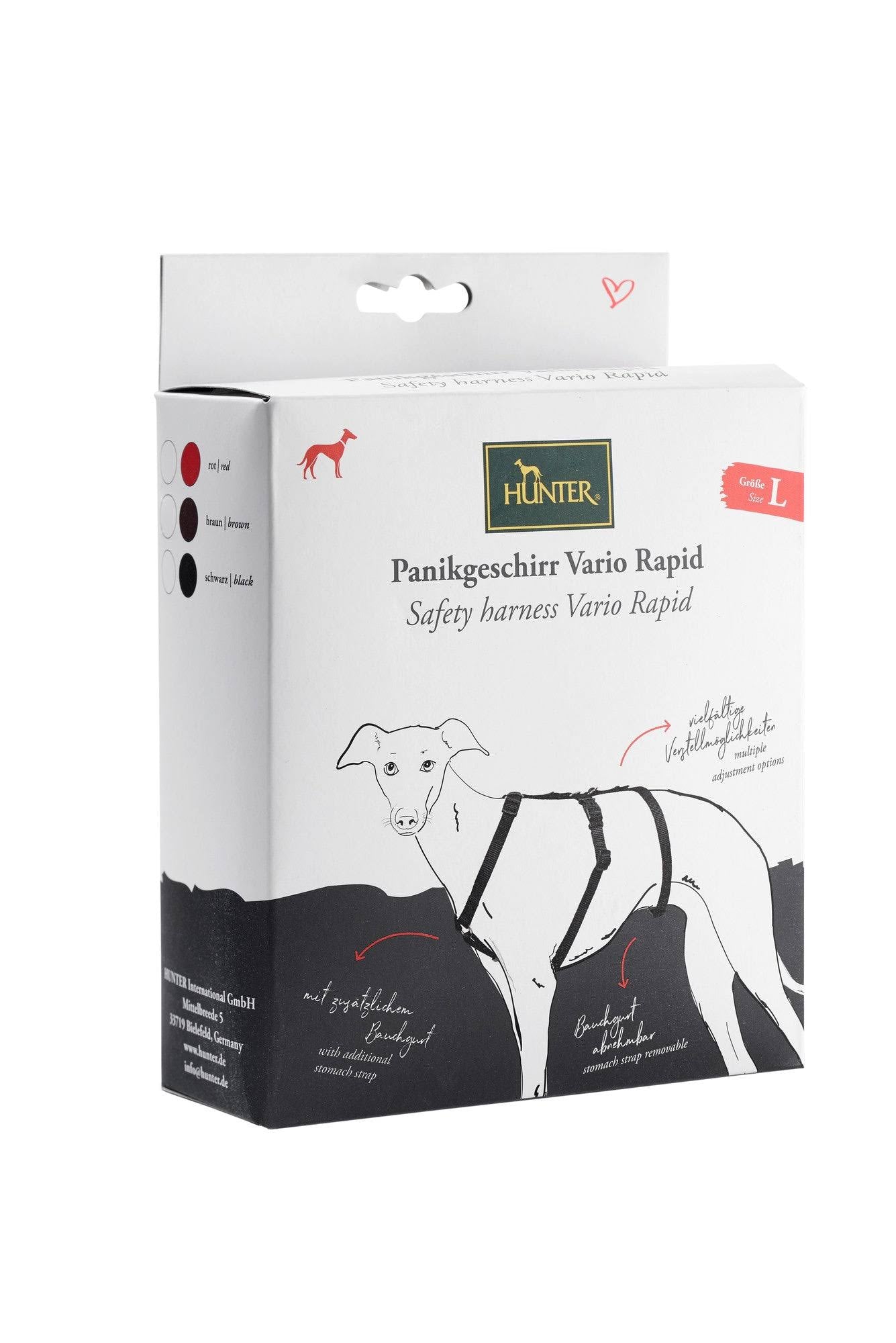 Hunter Vario Rapid Safety Harness - Brown - XS / S